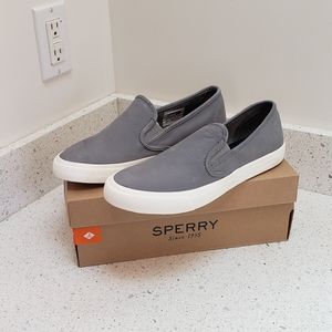 Sperry Seaside Washable Leather Slip Ons
